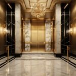 Leonardo_Kino_XL_A_luxurious_grand_elevator_entrance_in_a_high_0